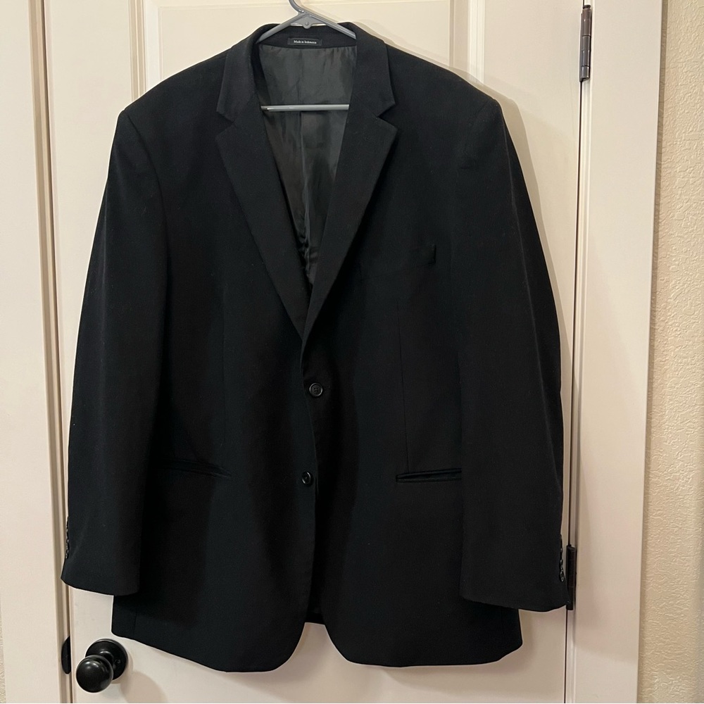 Black Men’s Corduroy Sport Jacket